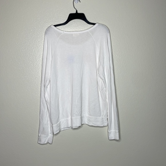 NWOT Sundry "Lovers" Scoop‎ Neck Pullover sz 3 (large) White - Picture 5 of 5